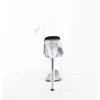 Pleaser - FLAMINGO808PREM Sandale à bride à la cheville, Pole dance chaussures - Transparent Product image